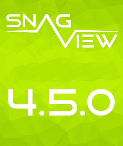 SNAG-View Logo mit der Release-Nummer 4.4.0