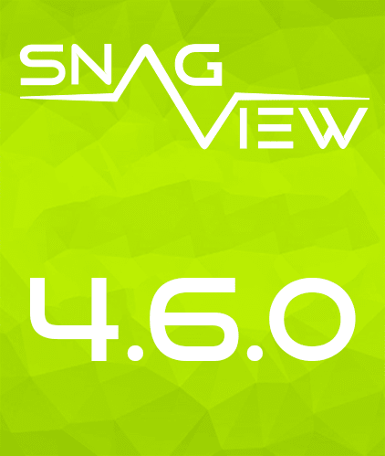 SNAG-View Logo mit der Release-Nummer 4.4.0