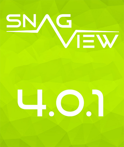SNAG-View Logo mit der Release-Nummer 4.0.1