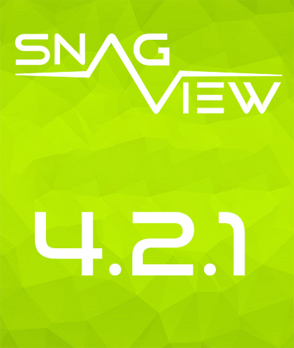 SNAG-View Logo mit der Release-Nummer 4.2.1