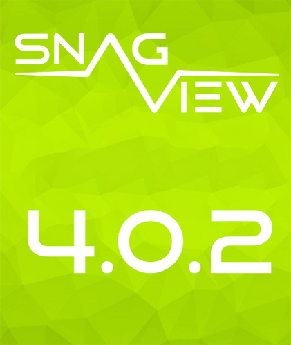 SNAG-View Logo mit der Release-Nummer 4.0.2