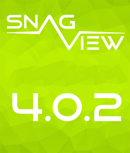 SNAG-View logo with release number 4.0.2