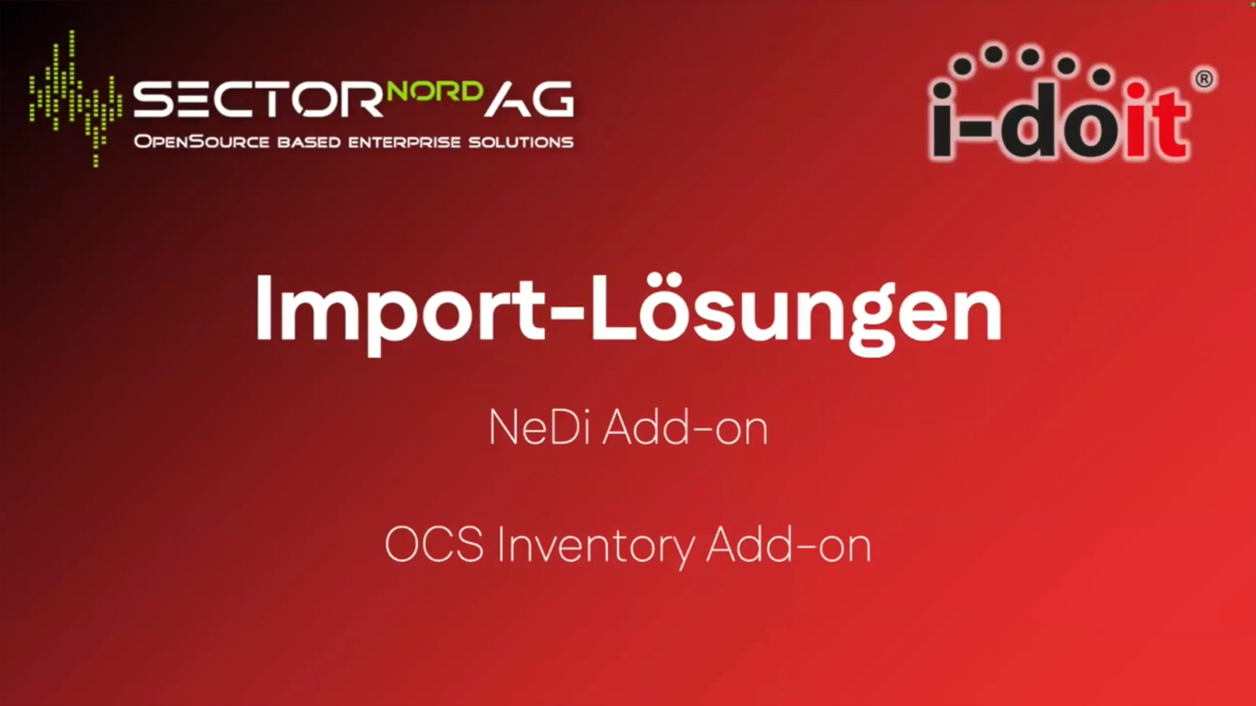 Webinar i-doit pro Import-Lösungen