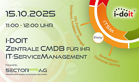 i-doit ITSM-Webinar 15.10.2025