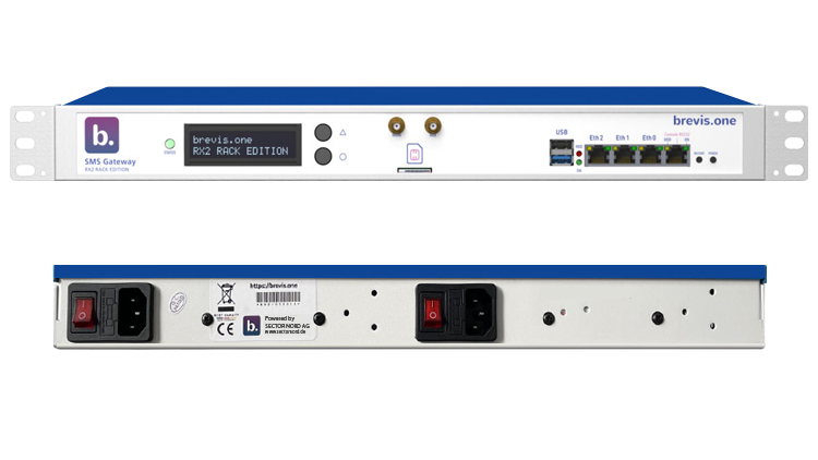 brevis.one SMS-Gateway - Rack-Edition (RX extended)